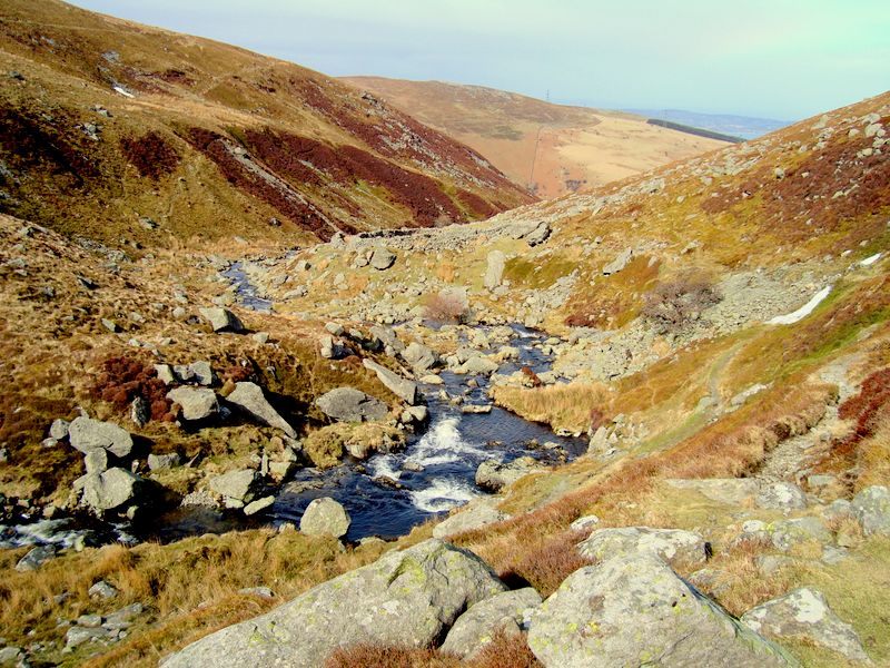 Avon Goch towards Aber Falls