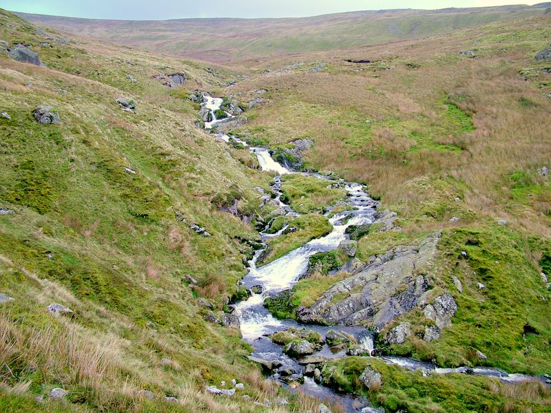 Afon Goch above Aber Falls