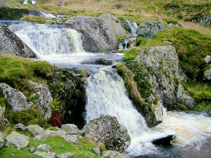 Afon Goch above Aber Falls