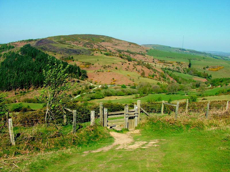 Penycloddiau from ascent towards Moel Arthur