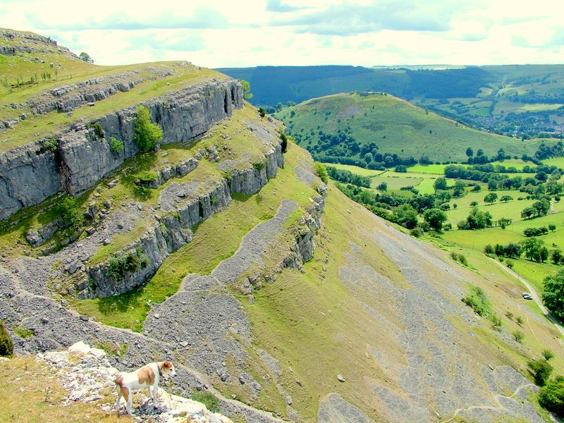 Castell Dinas Bran from Craigiau Eglwyseg