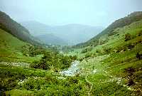 Looking NW along Stonethwaite Beck