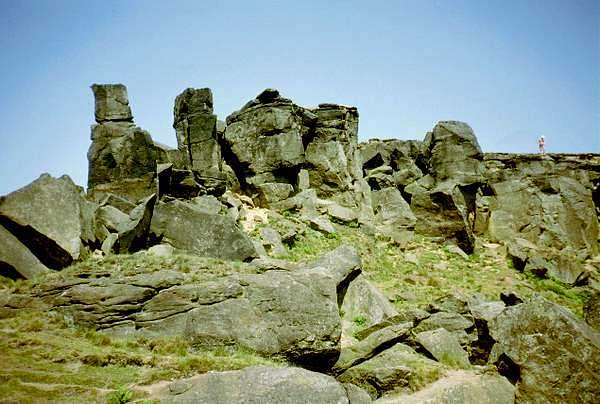 Wain Stones on Hasty Bank