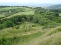 View west from Painswick Beacon