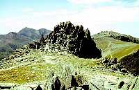 Snowdon is to Left, Glyder Fawr to Right