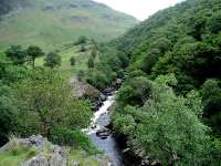 Waterfalls at Dinas Nature Reserve