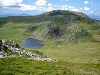 Llyn Dulyn and Y Llethr from Diffwys