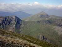 Foel-goch and Elidir Fawr from Pen yr Ole Wen