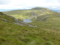 Llyn Dulyn and Y Llethr from Diffwys