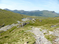 Bwlch Cwm Llan towards Beddgelert