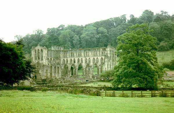 Ruins of Rievaulx Abbey - a short detour from the route