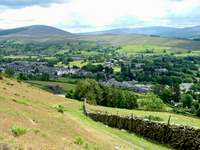 Sedbergh from side of Winder