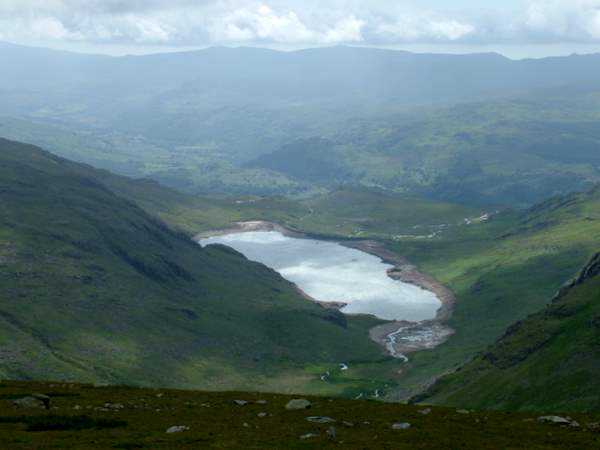 Seathwaite Tarn from Great How Crags, Coniston Old Man