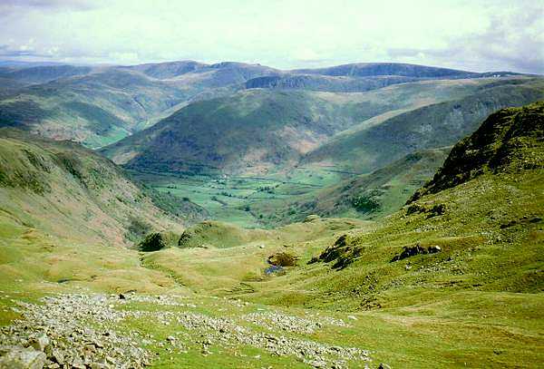 Sykeside and High Street from Hart Crag (Fairfield)