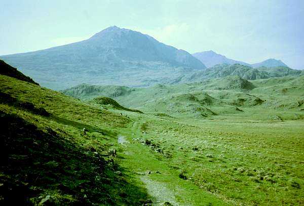 Sca Fell and Scafell Pike from Eskdale