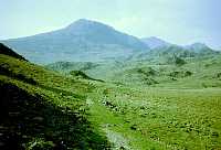 Sca Fell and Scafell Pike from Eskdale