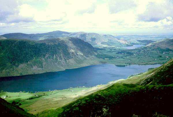 Crummock Water and Lowes Water from Whiteless Pike