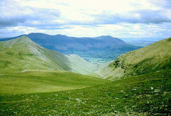 Grisedale Pike and Coledale from Coledale Hawse