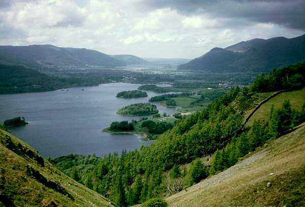 Derwent Water from Falcon Crag