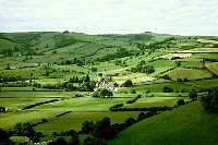 A fine view over Whitton and the Lugg Valley