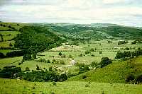 Looking westwards along the Teme Valley