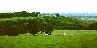 Chirk Castle from Tyn-y-groes. An alternative route can be taken via the castle.