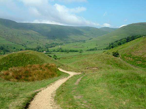 Towards Jacob's Ladder and Kinder Low from Edale