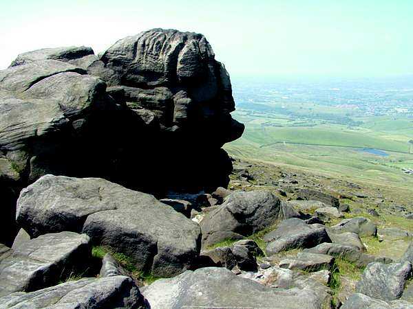 Strange Rock Shapes on Blackstone Edge