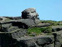 More Strange Rock Shapes on Utley Edge