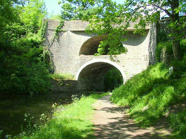 Double Arched Bridge over Leeds Liverpool Canal