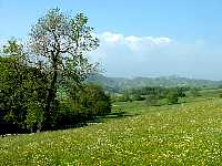 Gordale Scar in Distance, from near Hanlith