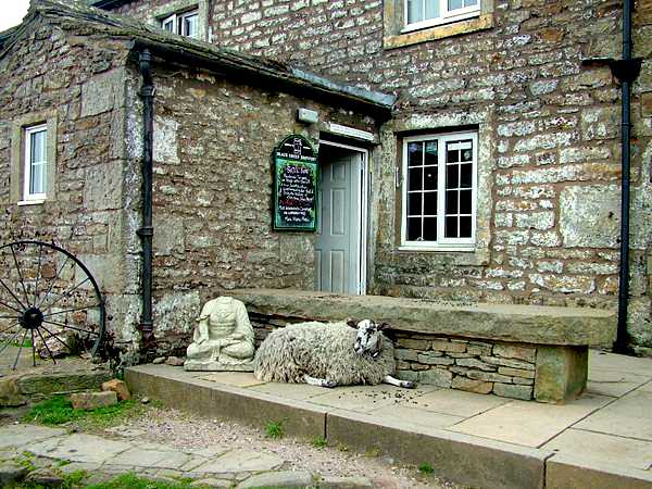 Waiting for Opening Time - They get some odd customers at Tan Hill Inn