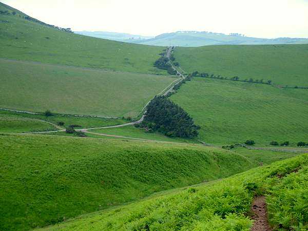 The Last Hill - on the road into Kirk Yetholm