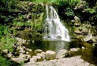 Waterfall on East Stonesdale Beck near Keld