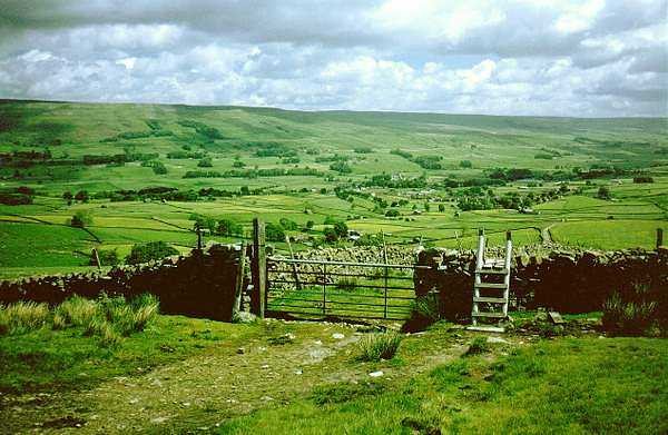 Looking towards Hawes from Gaudy Lane