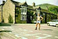 Finish outside The Old Nag's Head, Edale