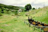 Relics of old tramway, Wanlockhead