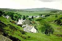 Lowther Hill with its radar station from Wanlockhead