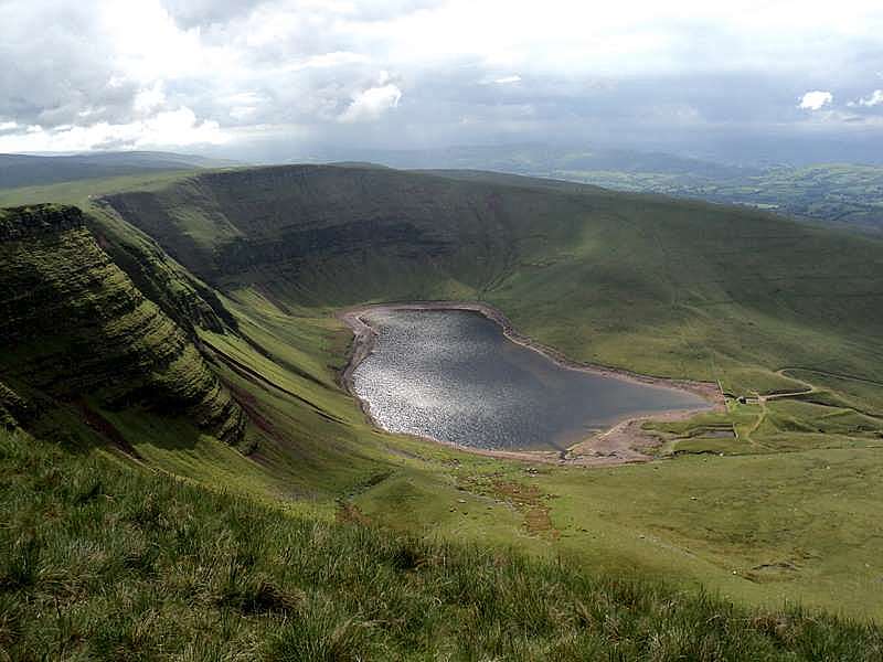 Llyn y Fan Fach from Picws Du